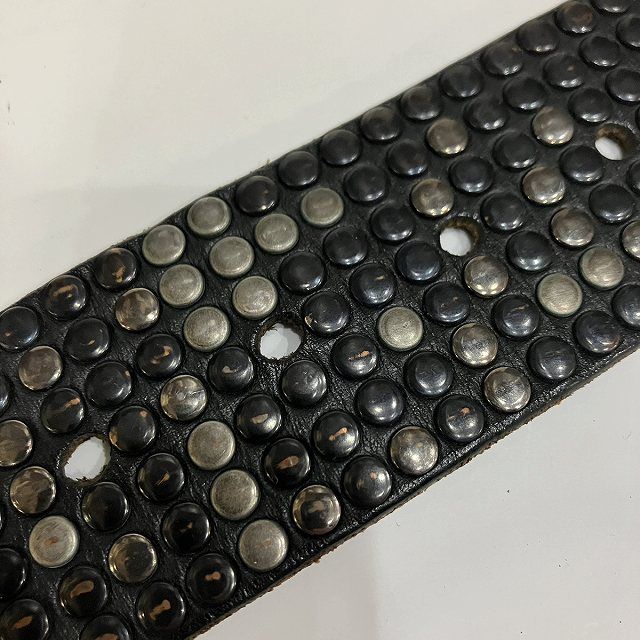 あああHTCスタッズ付き ユーロ　黒レザーベルト HTC Belt #S-STYLE MIX STUDS 0.75 - WACKOMARIA,M＆M,RATSjp