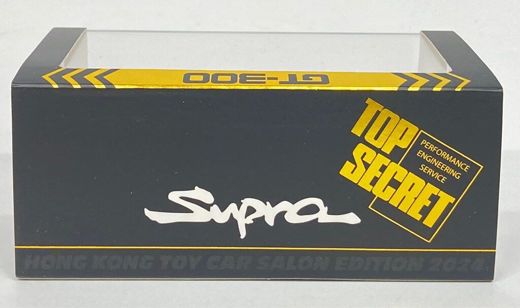 TOPSECRET 1/64 GT-300 Supra(JZA80 Gold)HK ToyCarSalon 2024