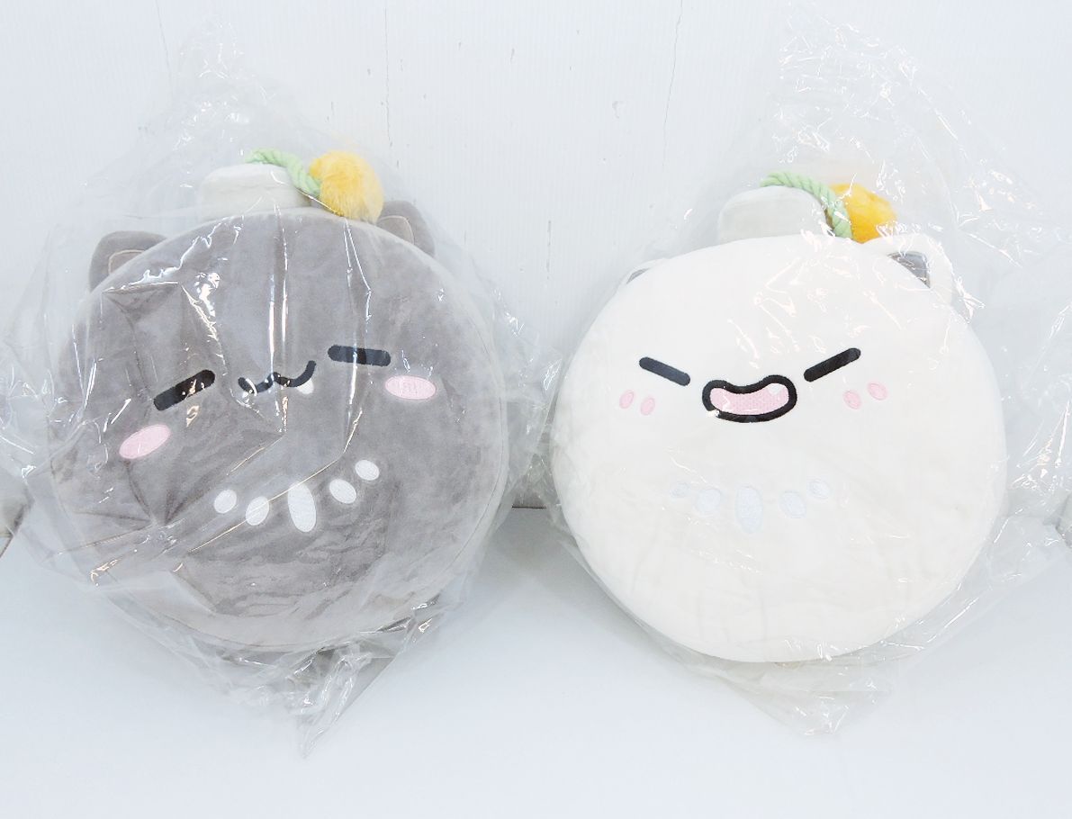 未開封有】獅白ぼたん 100万人記念クッション 2個セット SSRB