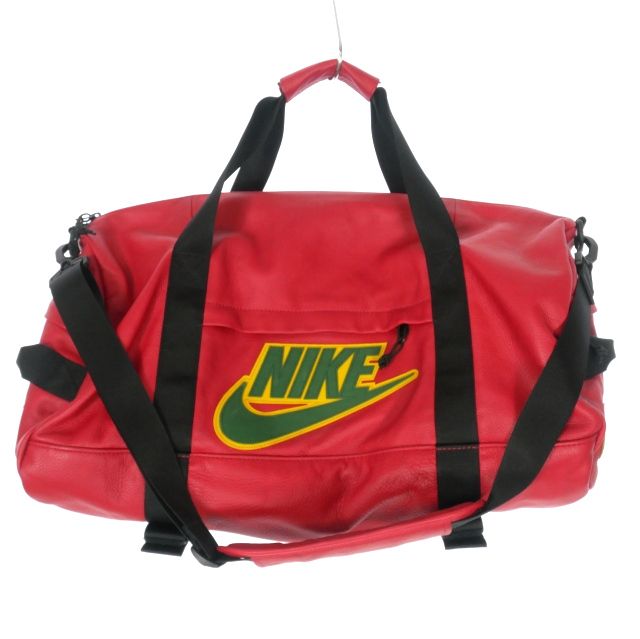 supreme×NIKE ダッフルバッグ レッド 19AW シュプリーム SUPREME × NIKE 19AW Leather Duffle Bag レザー