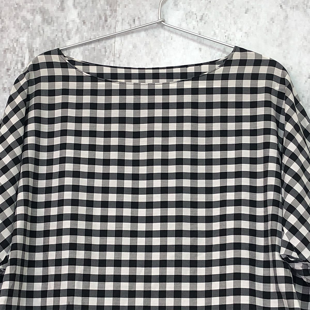 BEARDSLEY ビアズリー 柄 シャツ T シャツ ブラック ホワイト ギンガム 