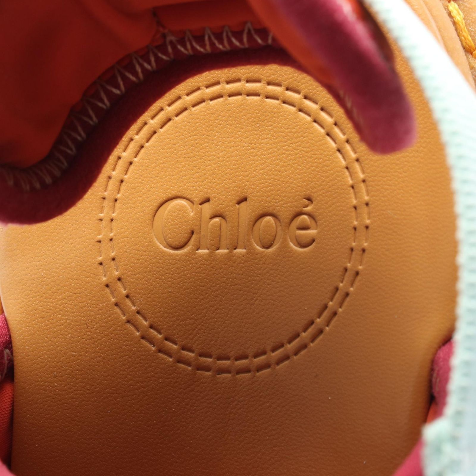 クロエ Chloe サンダル LILLI リリー オレンジブラウン ナイロン