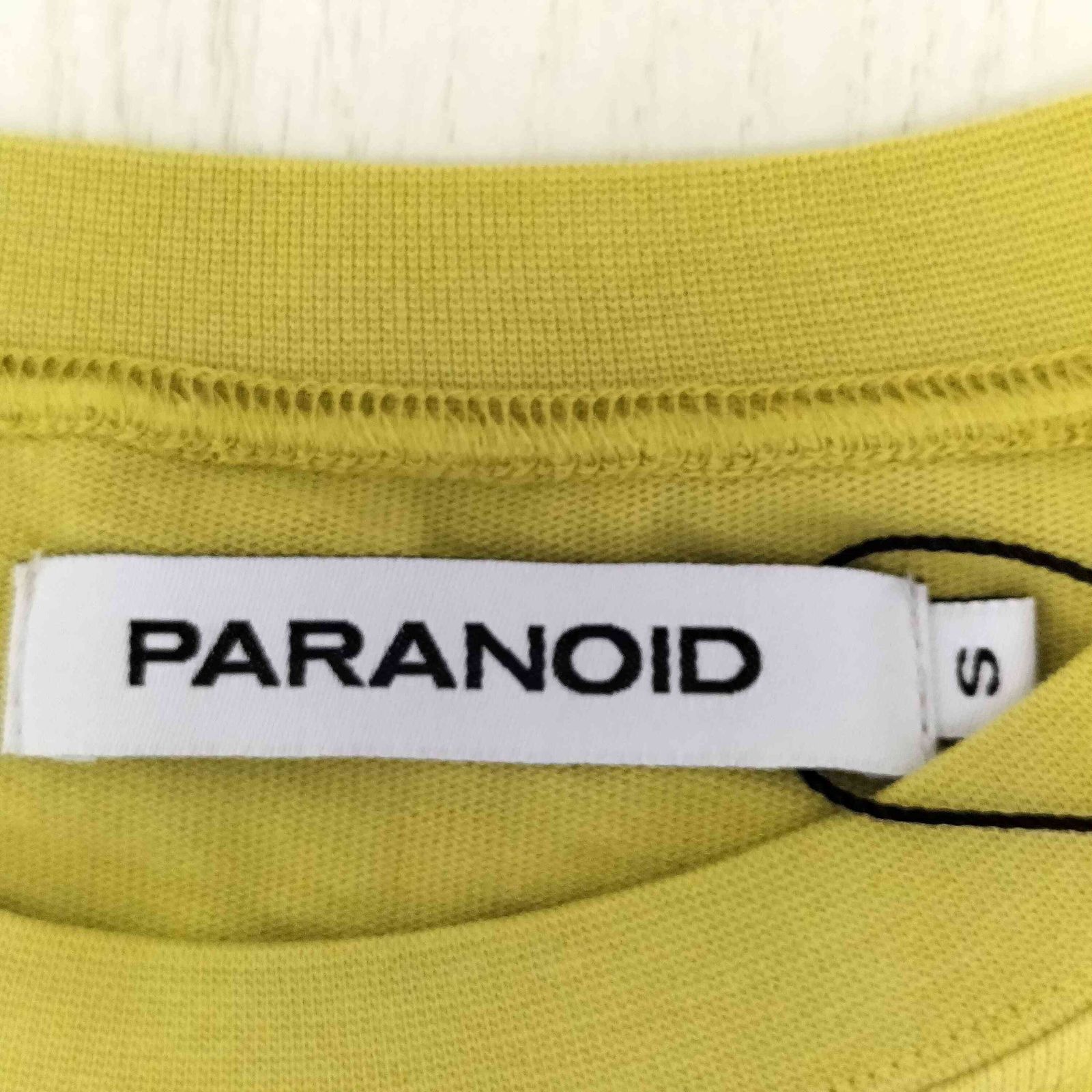 PARANOID(パラノイド) 25SS Leather Logo Patch T-Shirt レディース 中古 古着 1244 パラノイド PARANOID 25SS Leather Logo Patch T-Shirt