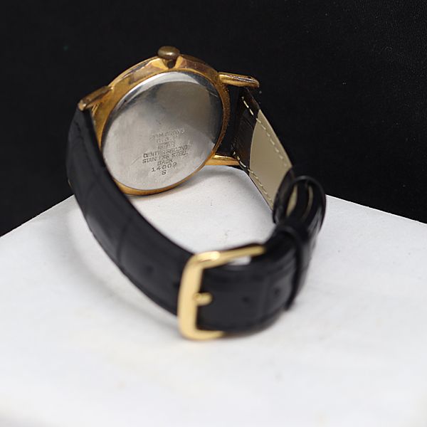 ジュベニア 14002 手巻き シャンパンゴールド文字盤 メンズ