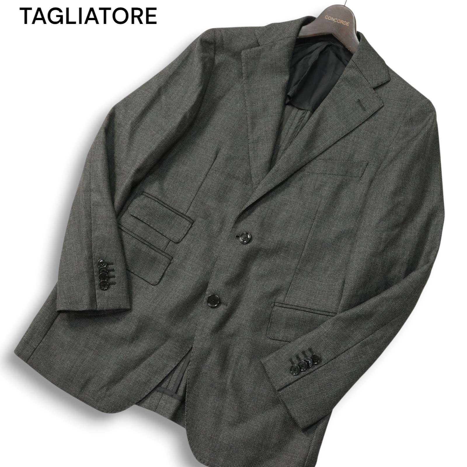 TAGLIATORE（44) チェックテーラードジャケット