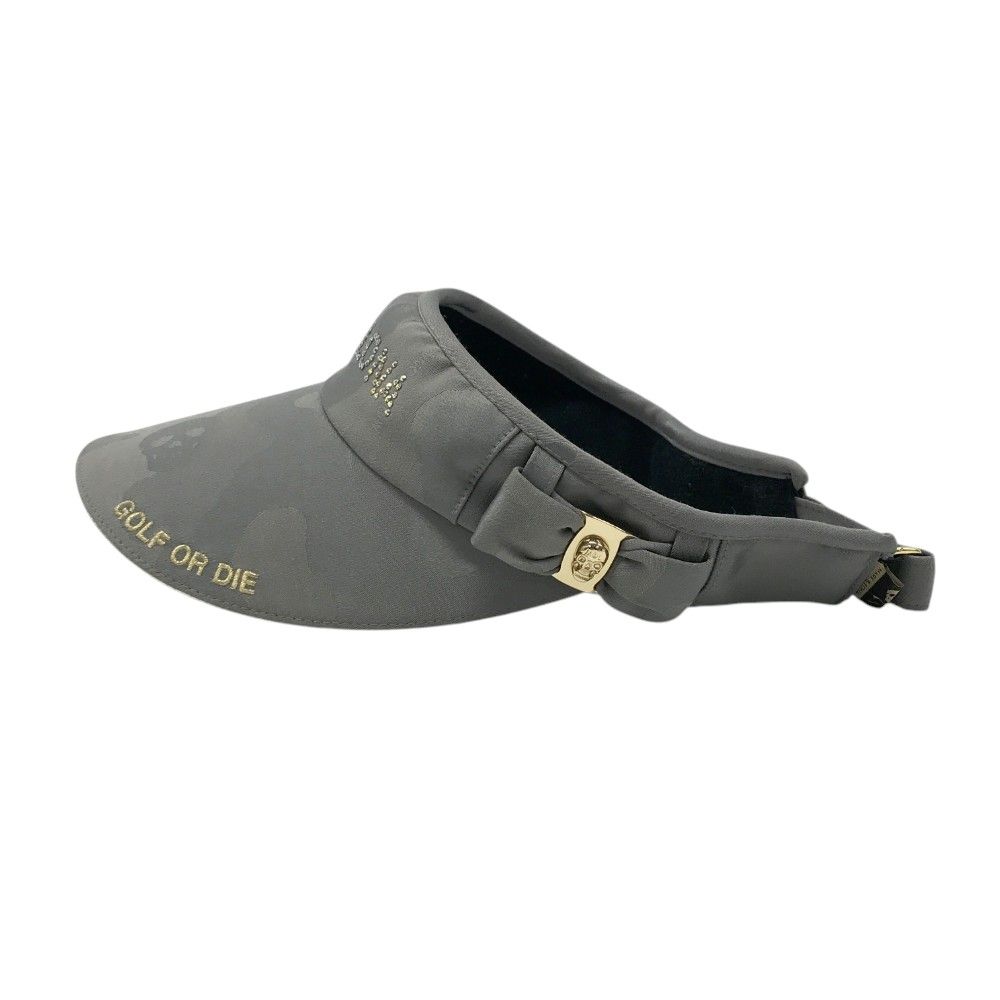 MARK-LONA マークアンドロナ サンバイザー カモフラ グレー系 240101437323 ゴルフウェア ストスト