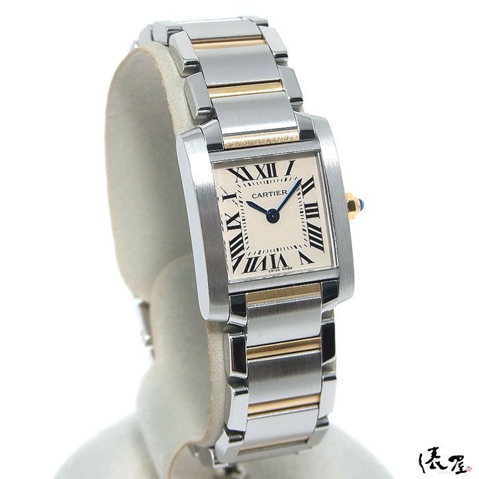 極美品】カルティエ K18×SS タンクフランセーズ SM コンビ 生産