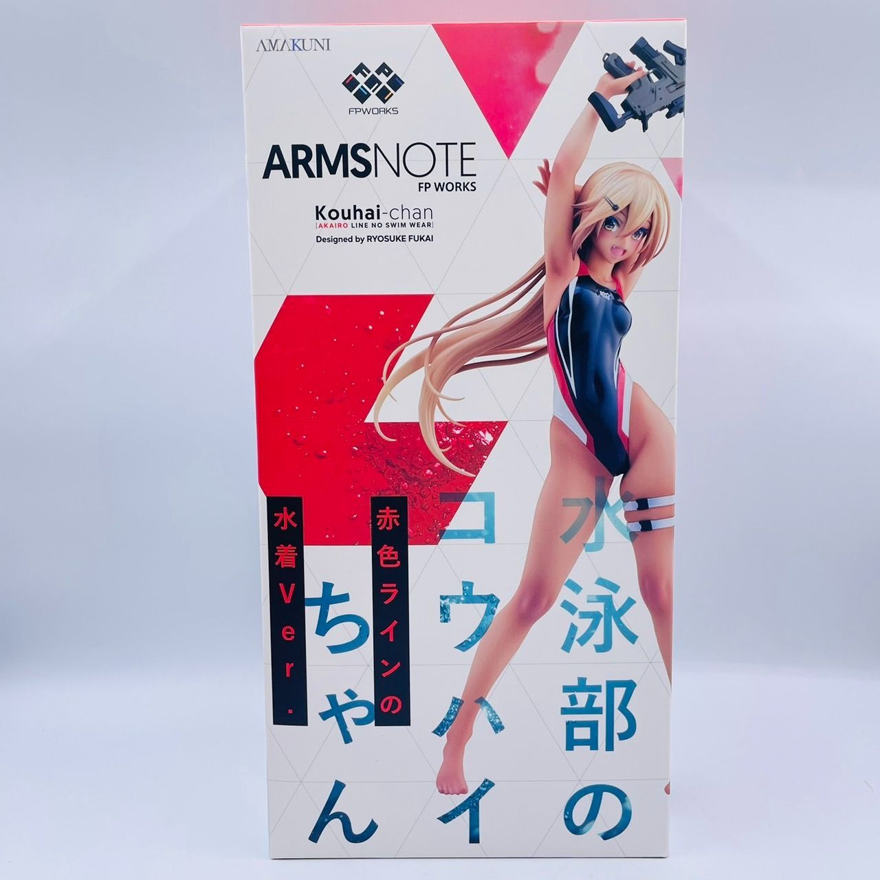 水泳部のコウハイちゃん 赤色ラインの水着 ver. ARMSNOTE ホビー ...