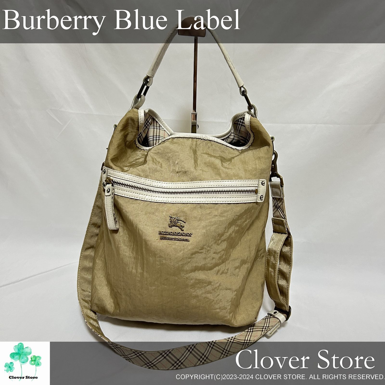 値引き交渉お気軽にどうぞ！  【ABランク】 BURBERRY BLUE LABEL バーバリーブルーレーベル ショルダーバッグ