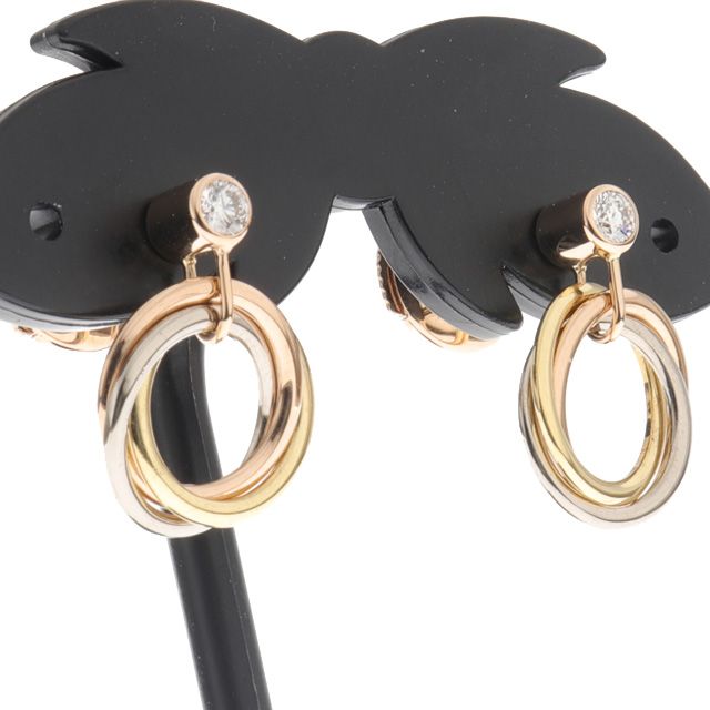 Cartier カルティエ トリニティピアス Cartier カルティエ トリニティ ピアス 18金 K18イエロー