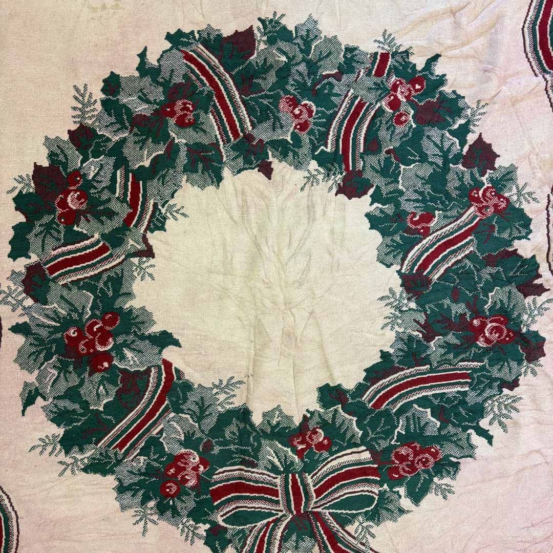 vintageラグ カーペット リース オーナメント クリスマス 1973 vintageラグ カーペット リース オーナメント クリスマス 1973 - メルカリ