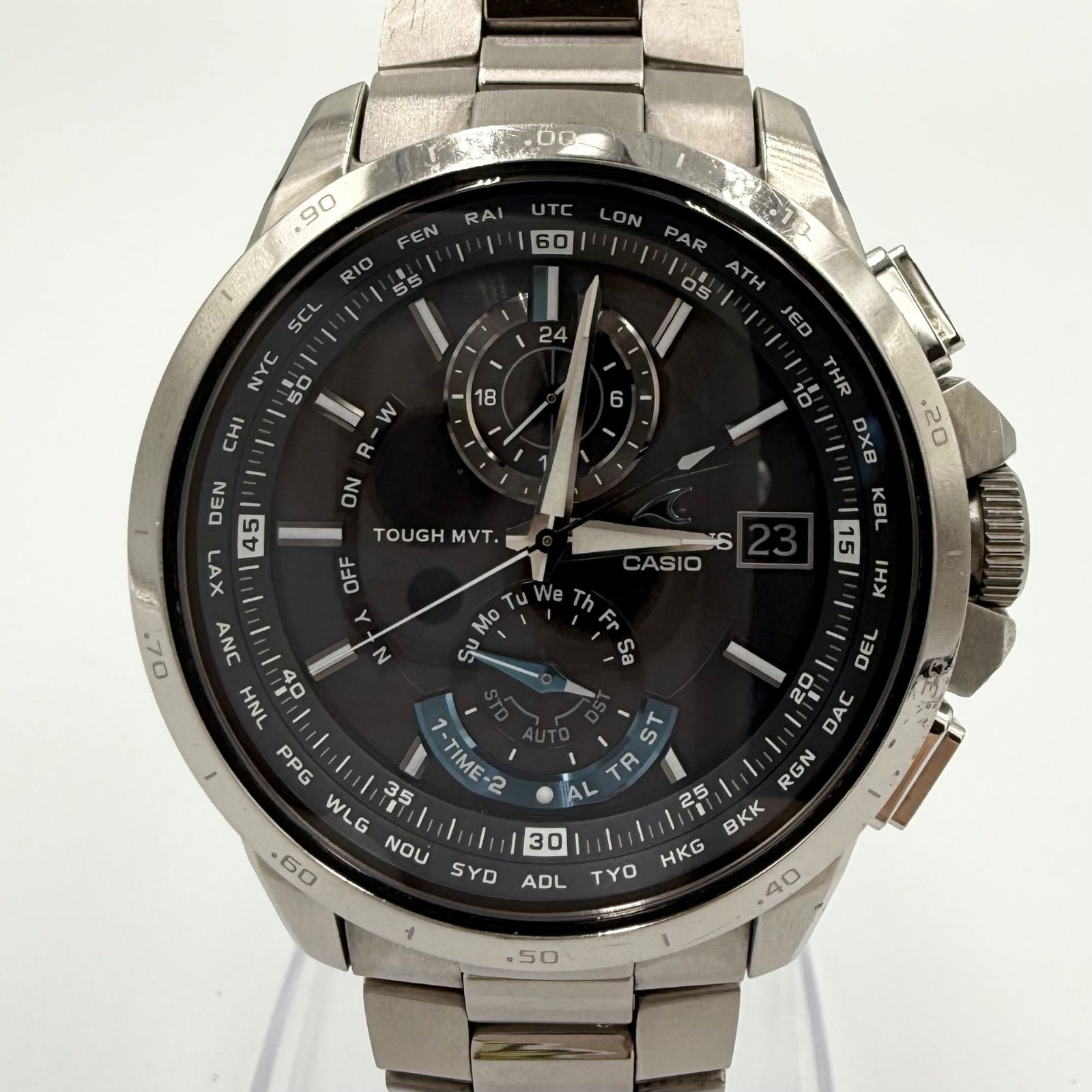 カシオ オシアナス ソーラー電波 OCW-T1010 チタン メンズ 時計 CASIO 