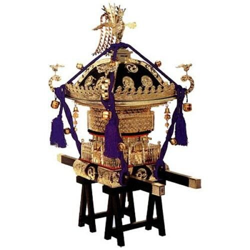 3営業日で発送 童友社 DOYUSHA ミコシクロヌリムラサキブサ 1 5 神輿黒塗紫房