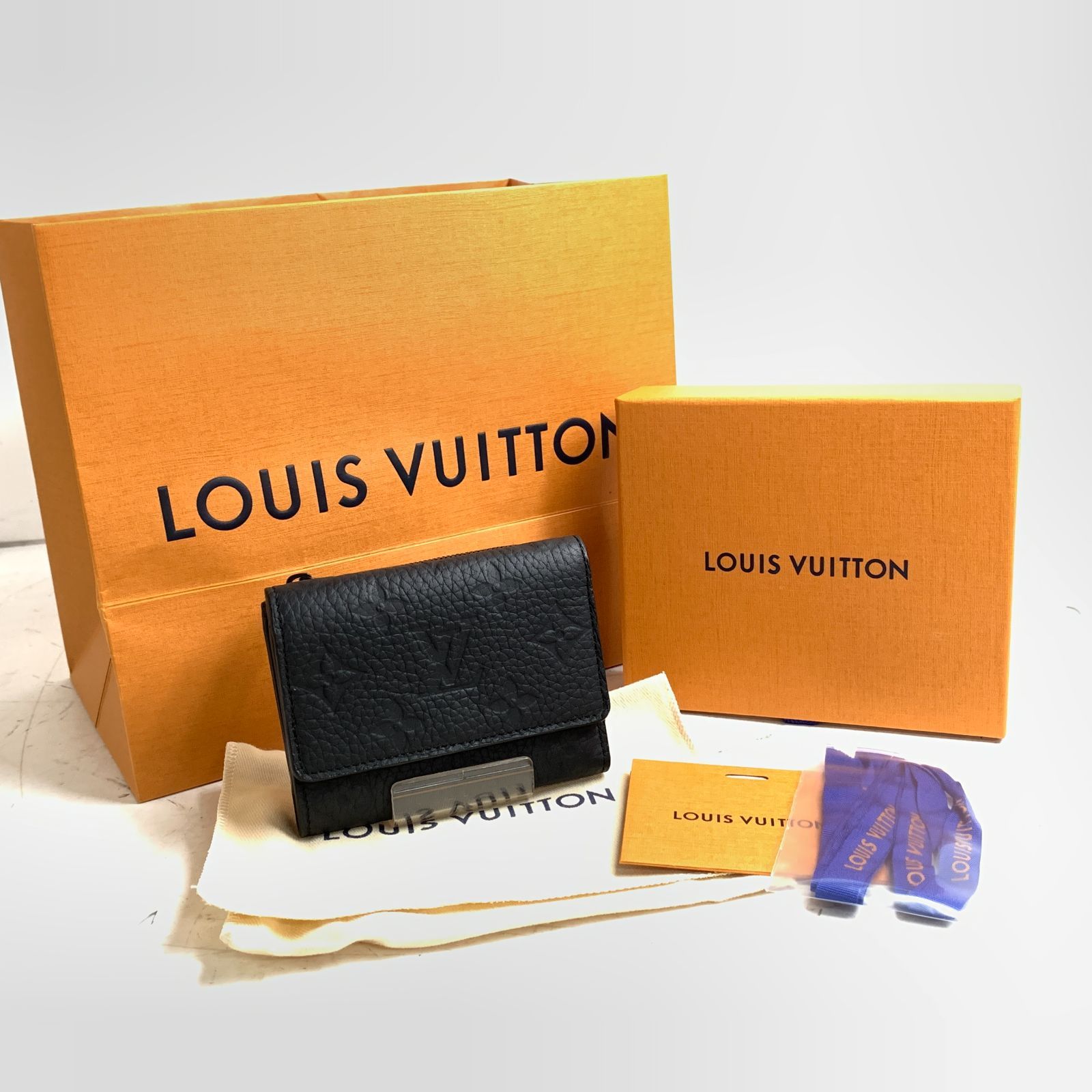 f001 B 美品 LOUIS VUITTON ルイヴィトン 三つ折り財布