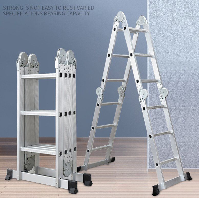 アルミ合金製折りたたみはしご伸縮はしごです1.7メートルです