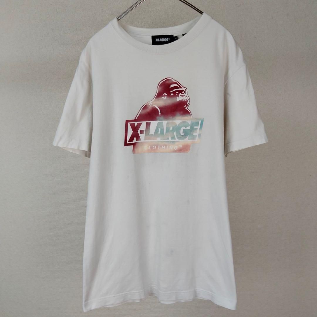 XLARGE エクストララージ 半袖Tシャツ デカロゴ プリントT