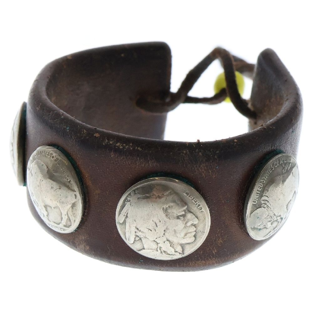 goro's 5セントコンチョ付革ブレス