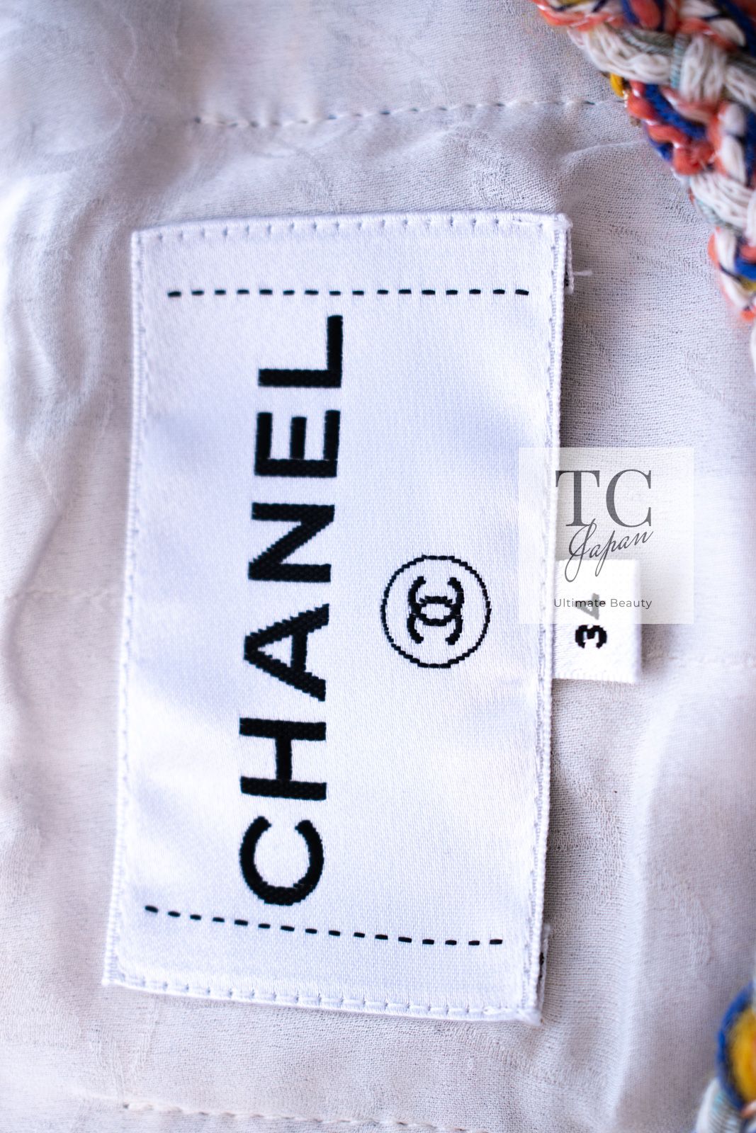 シャネル ジャケット CHANEL マルチカラー フリンジ 春夏 サマー