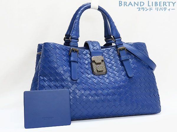 BOTTEGA VENETA ボッテガヴェネタ バック ブルー 中古 きやすい 超貴重品