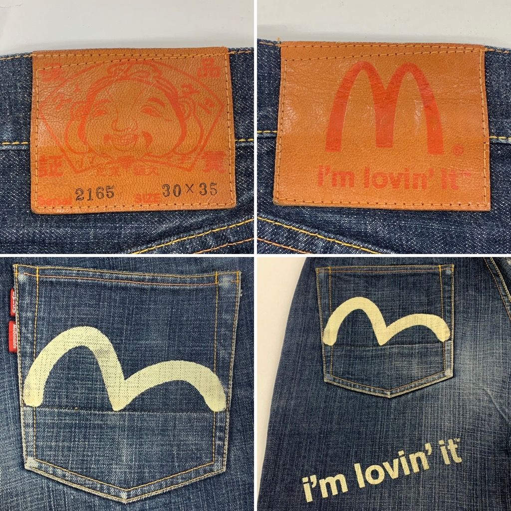 evisuマクドナルド エヴィス EVISU マクドナルド マック コラボ 1437 パンツ デニム