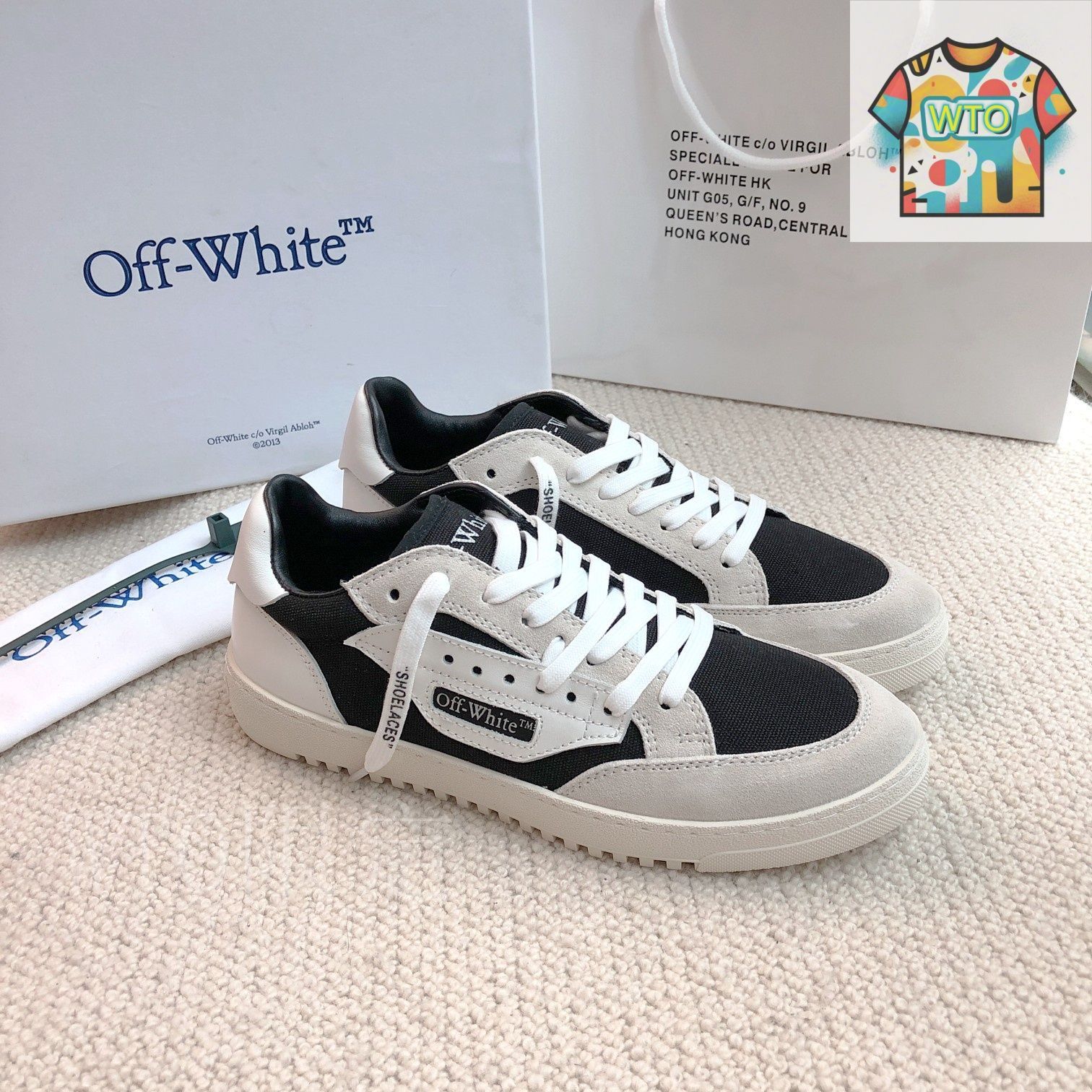 オフホワイト（OFF-WHITE）男女兼用 カジュアルシューズ04-HB86