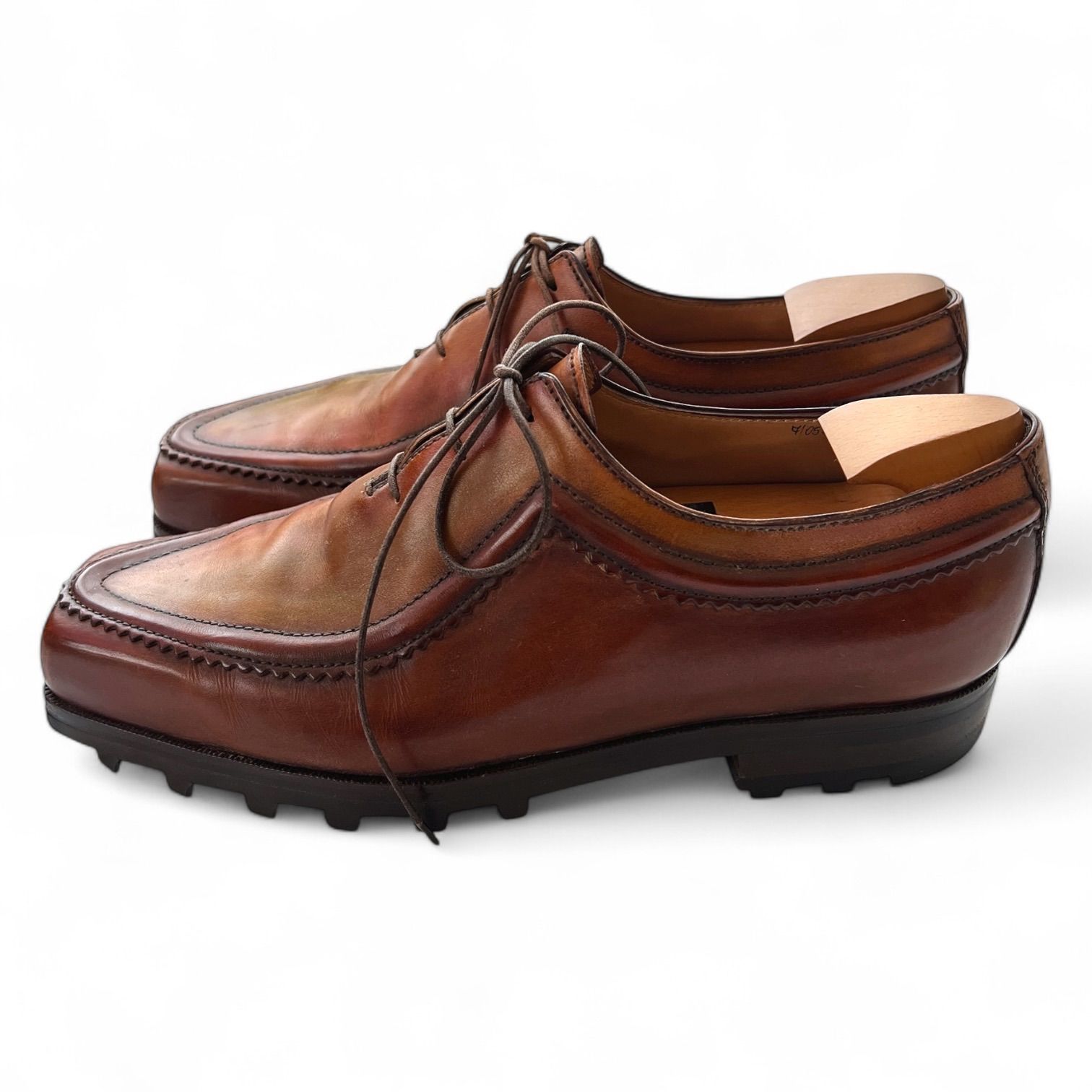 極美品☆即完売モデル☆BERLUTI ニューウルティマ レザーシューズ 9 11179-1.gif