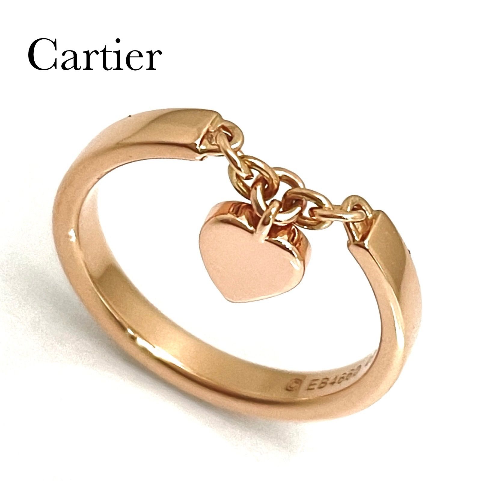 カルティエ CARTIER モナムールリング #49 リング・指輪 K18ピンク ...