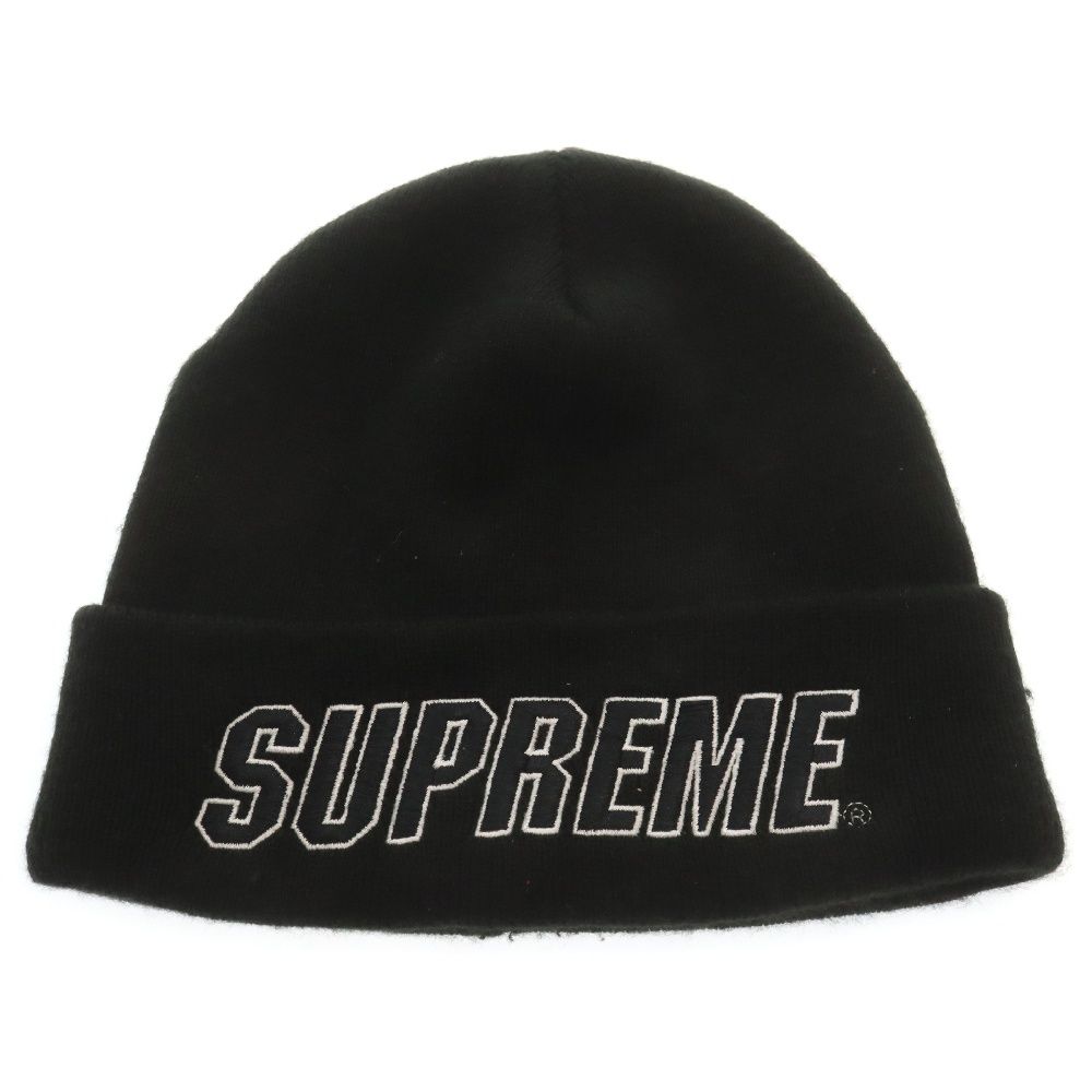 SUPREME (シュプリーム) 23AW Slant Beanie スラントビーニー ニットキャップ ブラック