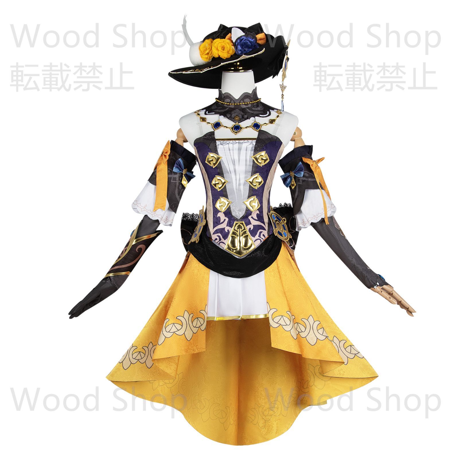 原神 GENSHIN Navia ナヴィア コスプレ キャラクター コスチューム cosplay cos コスプレ衣装 ウィッグ付き