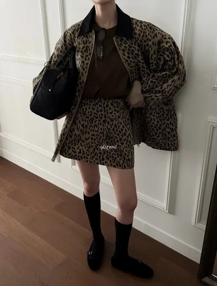 ミニスカート ベージュ