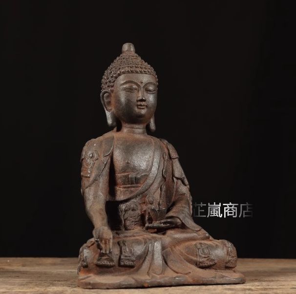 鉄器 鉄仏 千衣仏 釈迦牟尼仏坐像 仏教美術 工芸品 置物 鉄器 鉄仏 千