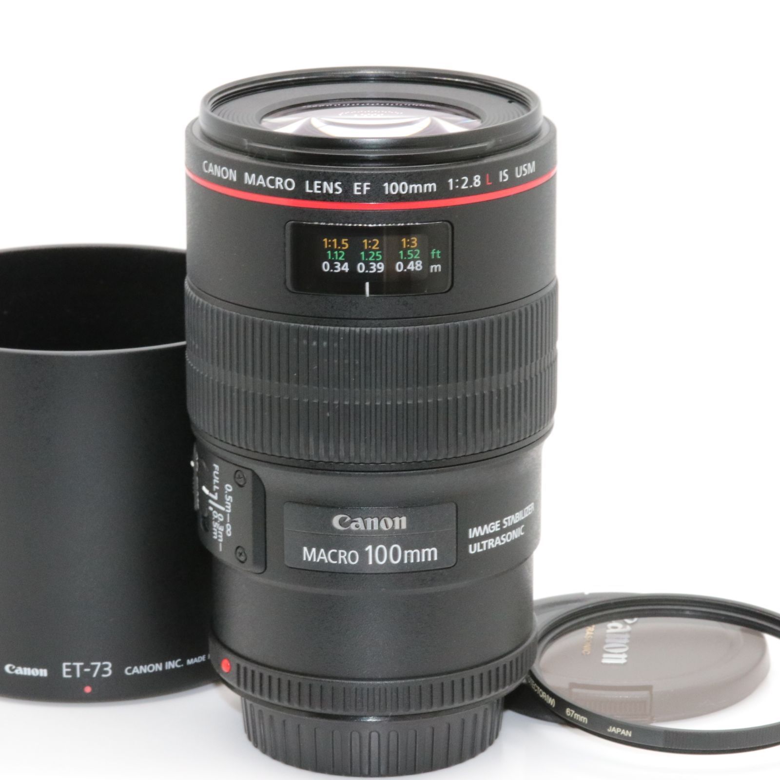 良品 Canon/キヤノン 単焦点マクロレンズ EF 100mm F2.8 Macro USM