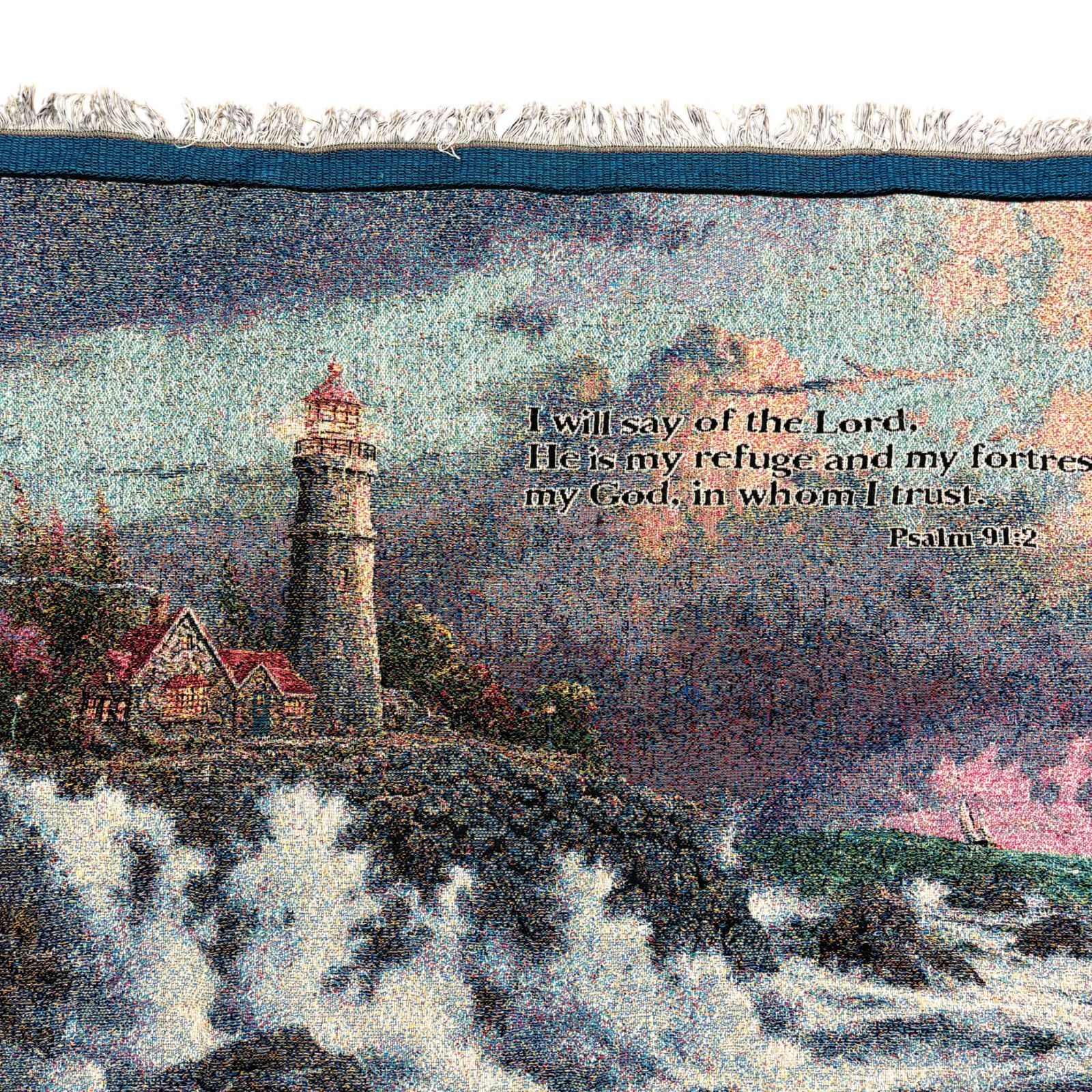 vintage ラグ カーペット、灯台、ヨット、海、風景、アート、絵画、490 vintage ラグ カーペット、灯台、ヨット、海、風景、アート