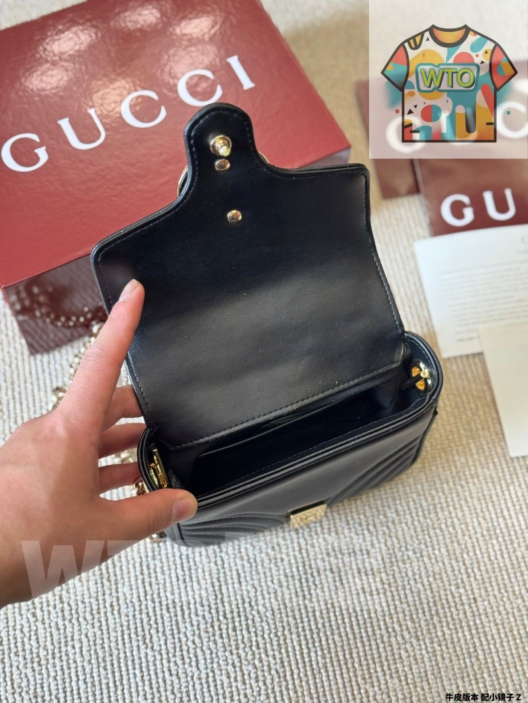 今日WTO】Gucci 手?斜?単肩バッグ（GG マルモント）-WTO輸入2