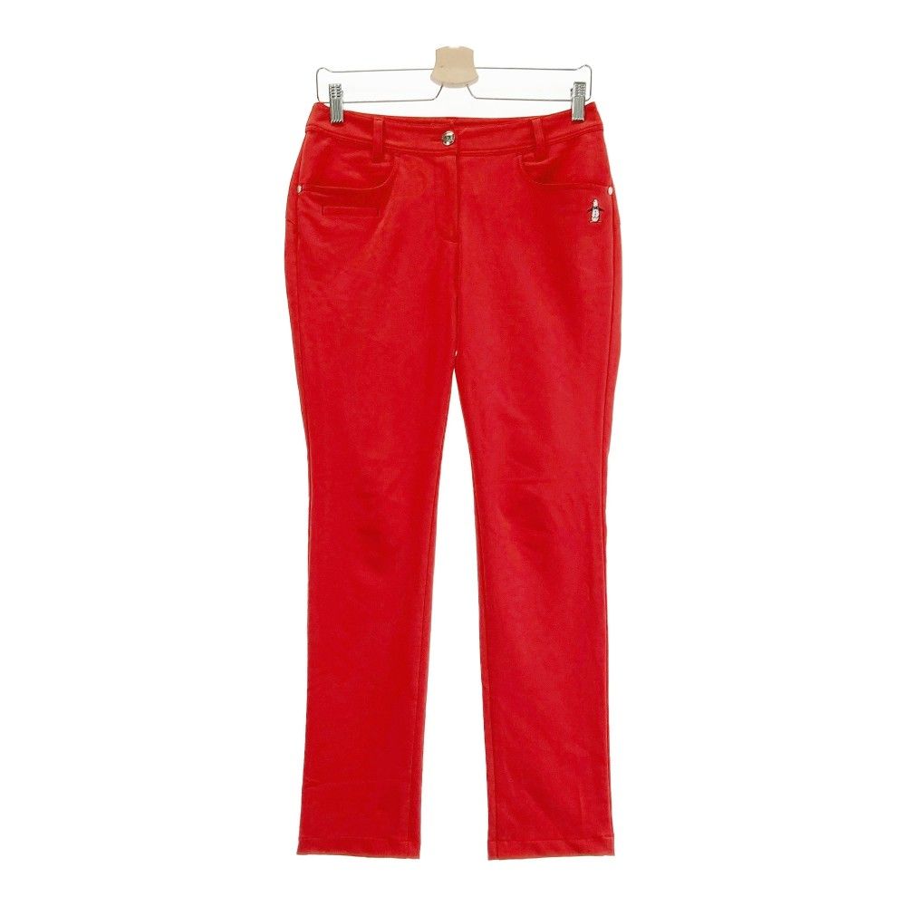 サイズ：9 MUNSING WEAR マンシングウェア MEWOLD01 ストレッチパンツ  レッド系 [240101279680] ゴルフウェア レディース ストスト