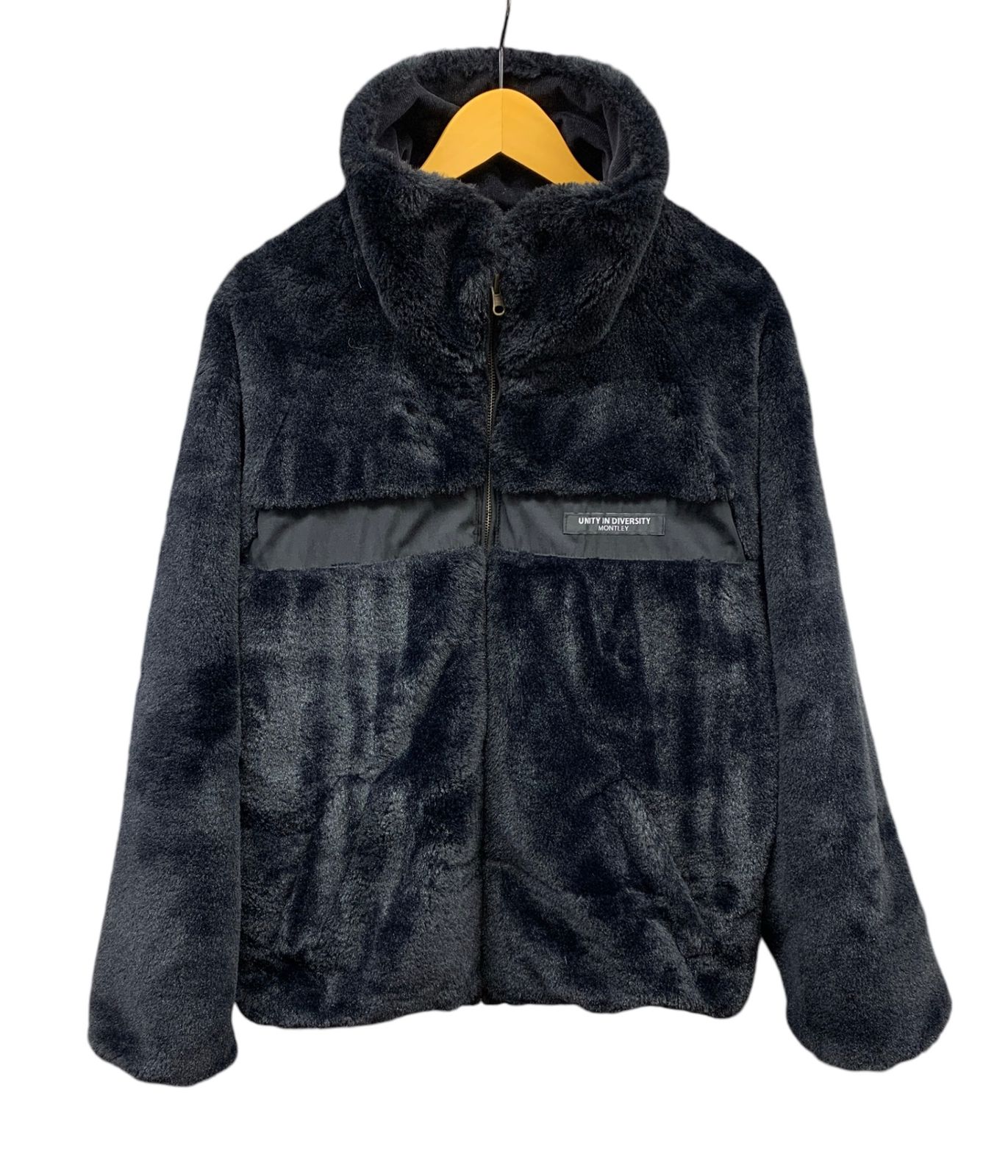 Montley (モーレー) リバーシブルファージャケット ボア ブルゾン バラ 