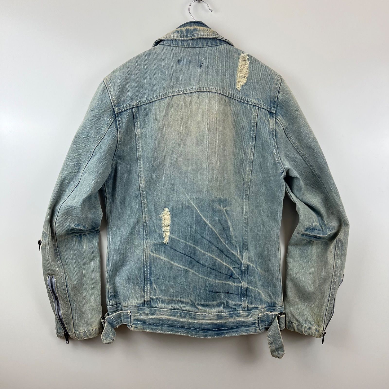 Berning sho black label y2k grunge Ryders jacket M バーニング 
