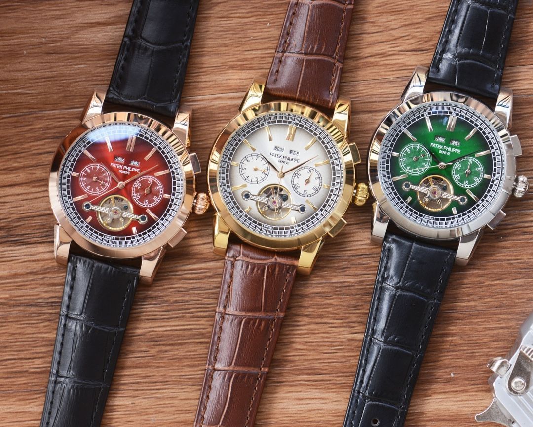 オマPatek Philippe Geneve 自動巻き Patek Philippe] メンズ自動巻き腕時計 - 専用ケース・カード