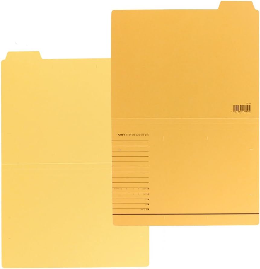 まとめ買い ライオン事務器 カットフォルダー A4判 A4-4F-R-20P 20冊入 131-76 ×3セット