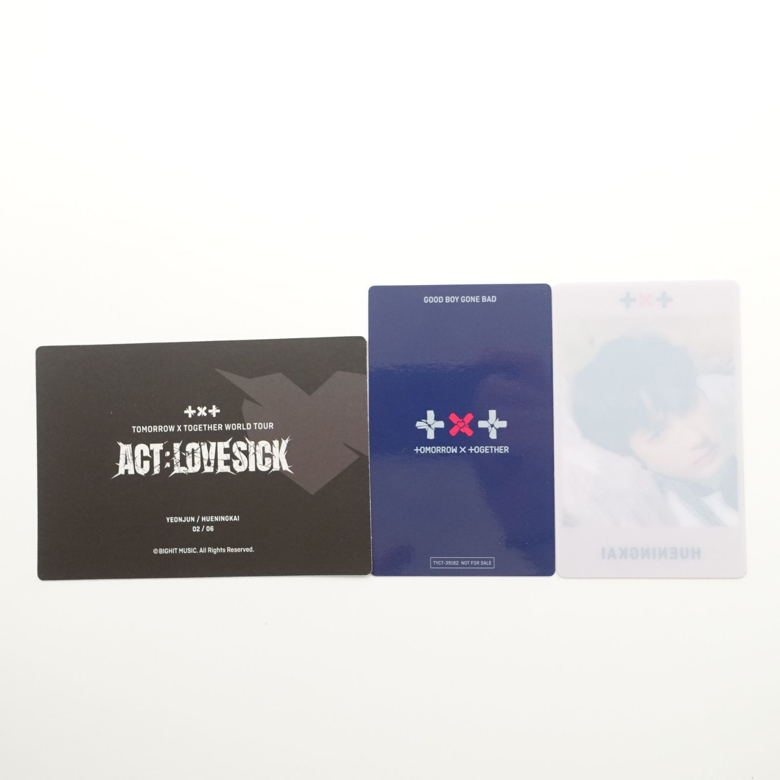 TXT ヒュニンカイ ヨンジュン GBGB 通常盤 weverse 特典 ホログラム