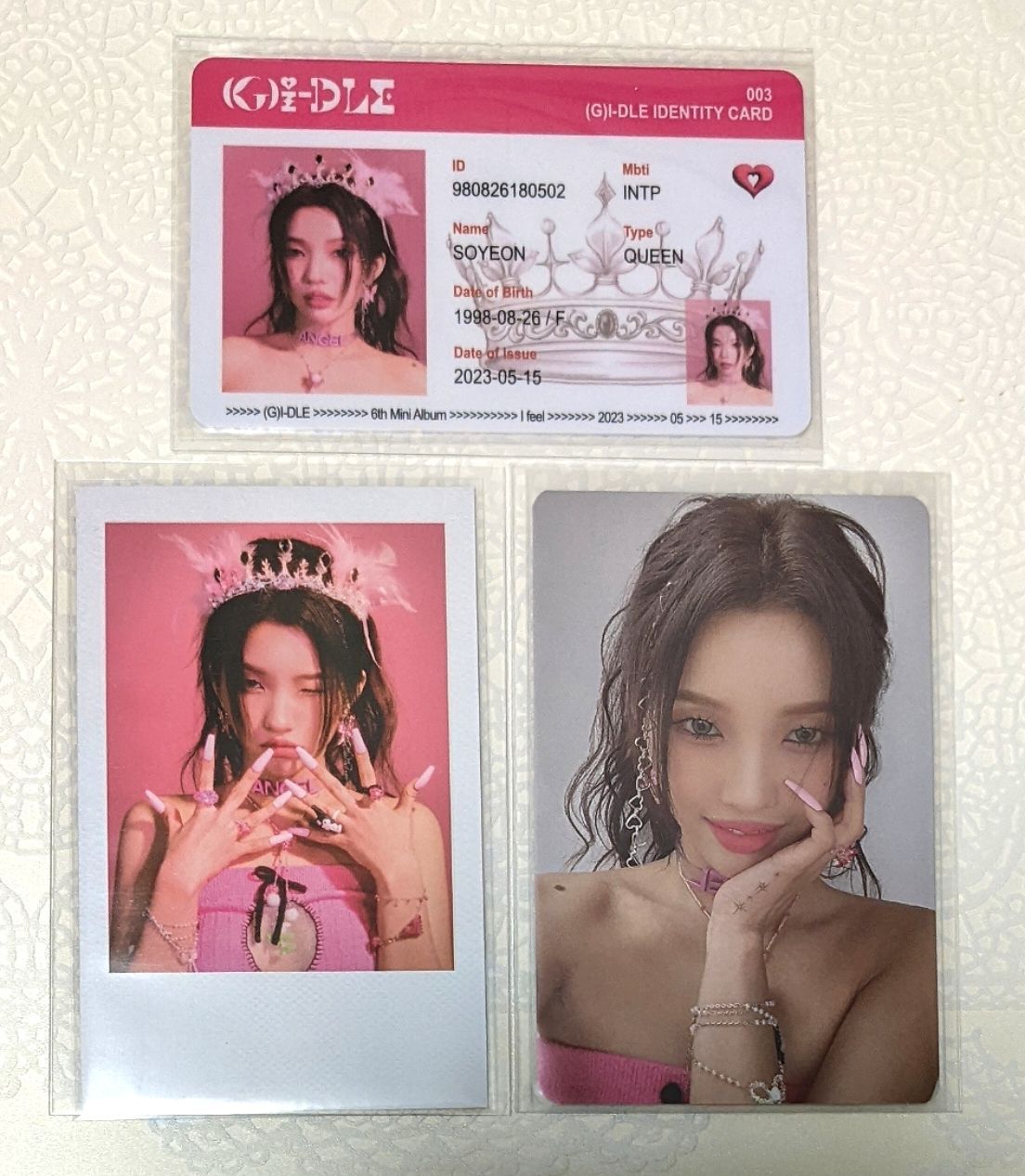 春色3カラー✧ (G)I-DLE I FEEL KPOPMERCH トレカ シュファ