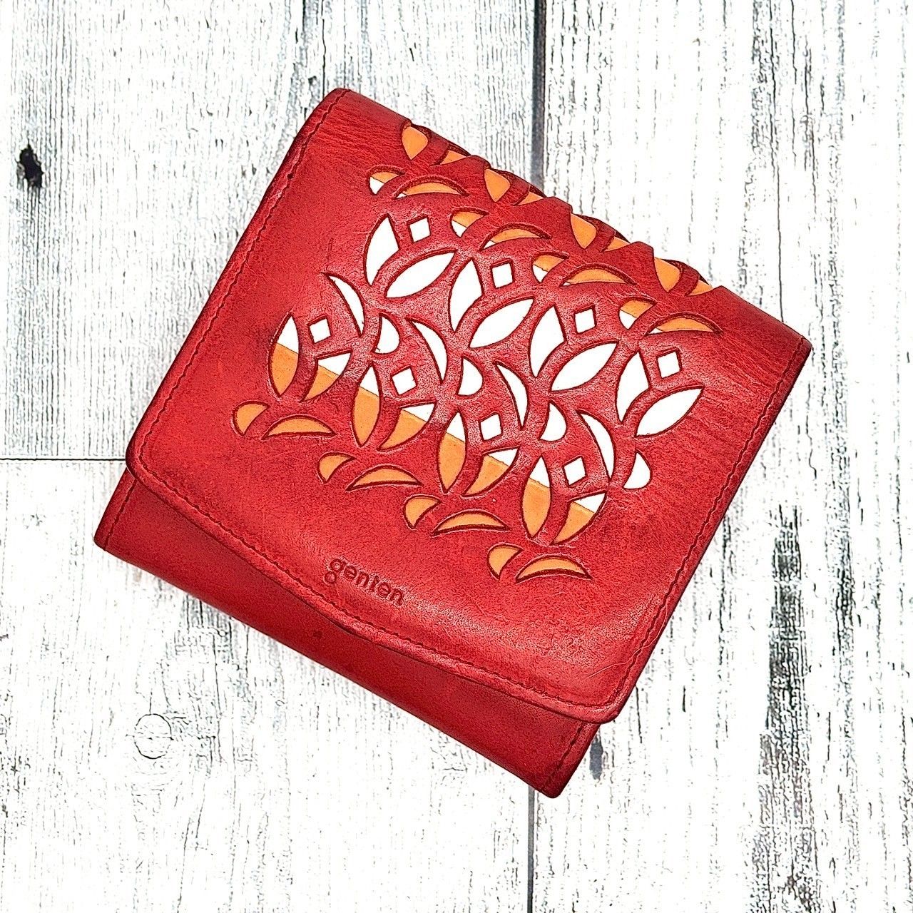 【新品未使用•限定品】genten トゥリパーノ　口金長財布　レッド トスカ 口金長財布｜商品一覧 | 革財布、バッグのgenten
