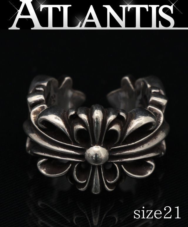 シルバー925 クロム リング 銀座店］CHROME HEARTS クロムハーツ SV925 フローラル リング