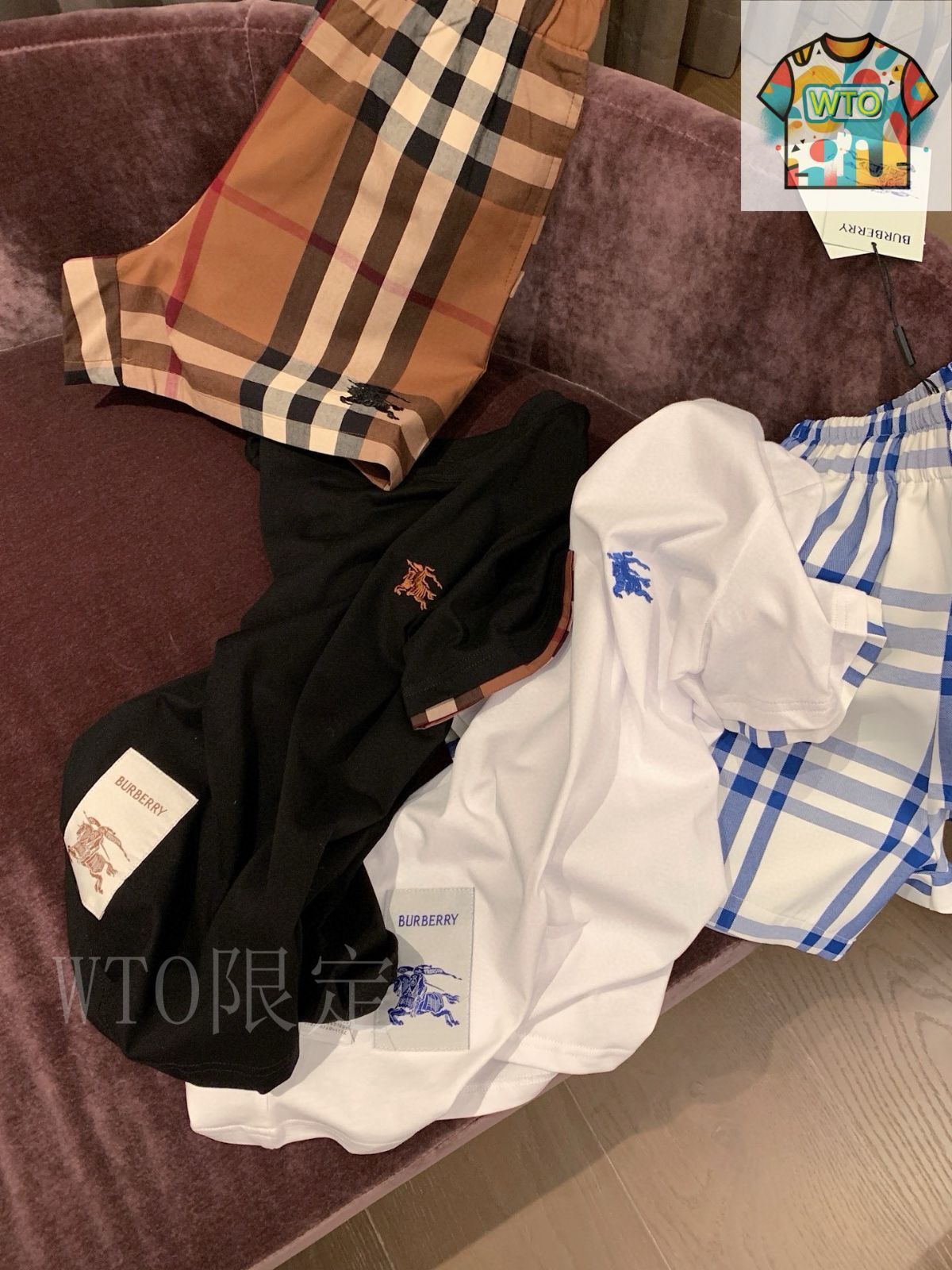 バーバリー❤︎セット。最終価格です。 今日特価】Burberry バーバリー 組み合わせバッグ、3つの優恵