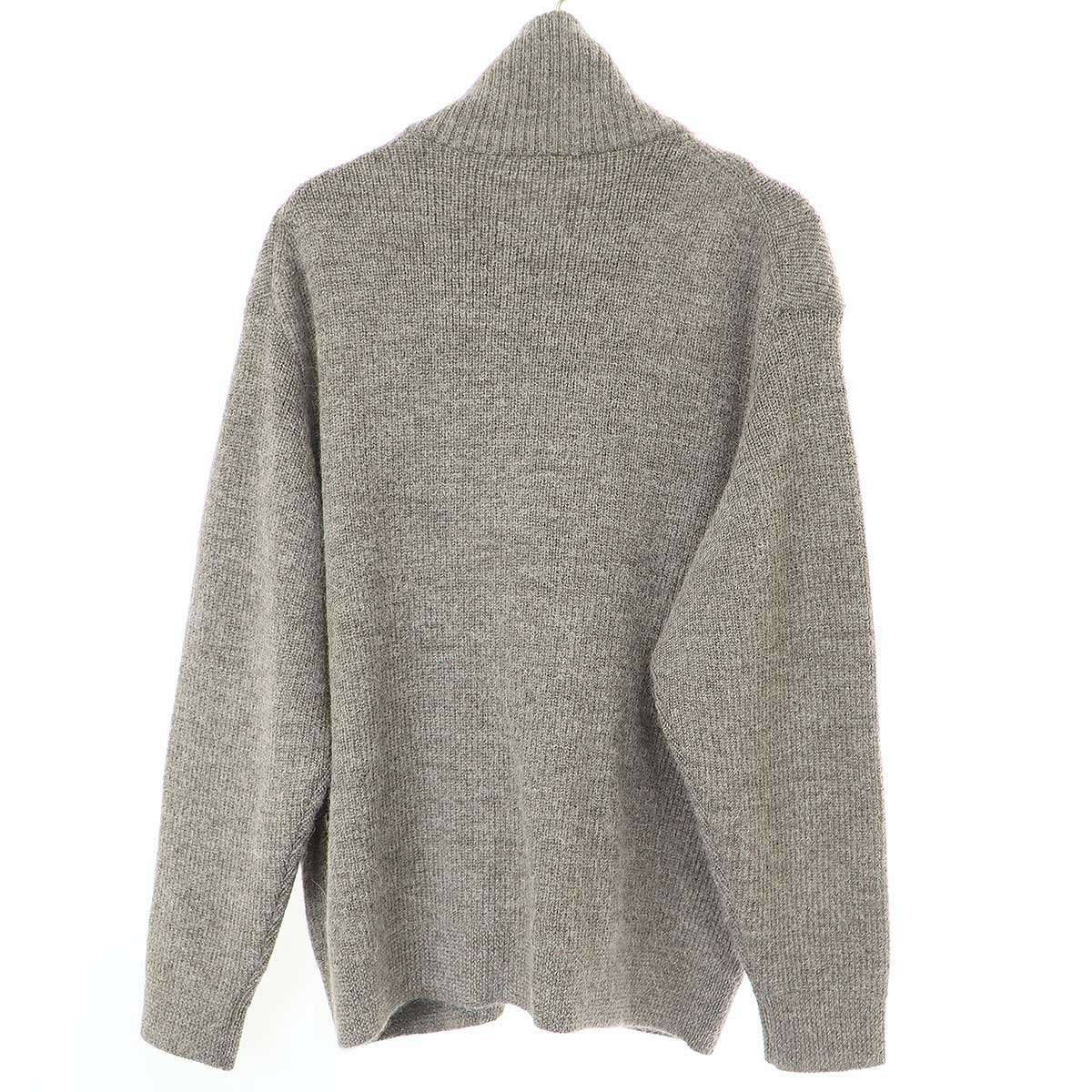ATON エイトン 24AW Highland Wool Alpaca Drivers Knit ハイランド 