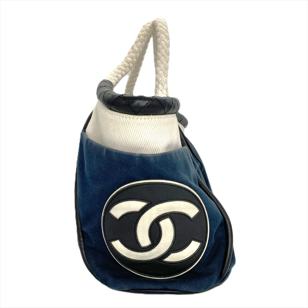 シャネル CHANEL チョコバー A28010 NO・5 ロープハンドル バッグ ハンドバッグ レディース【中古】 シャネル CHANEL NO.5 ココマーク チョコバー ハンドバッグ キャンバス
