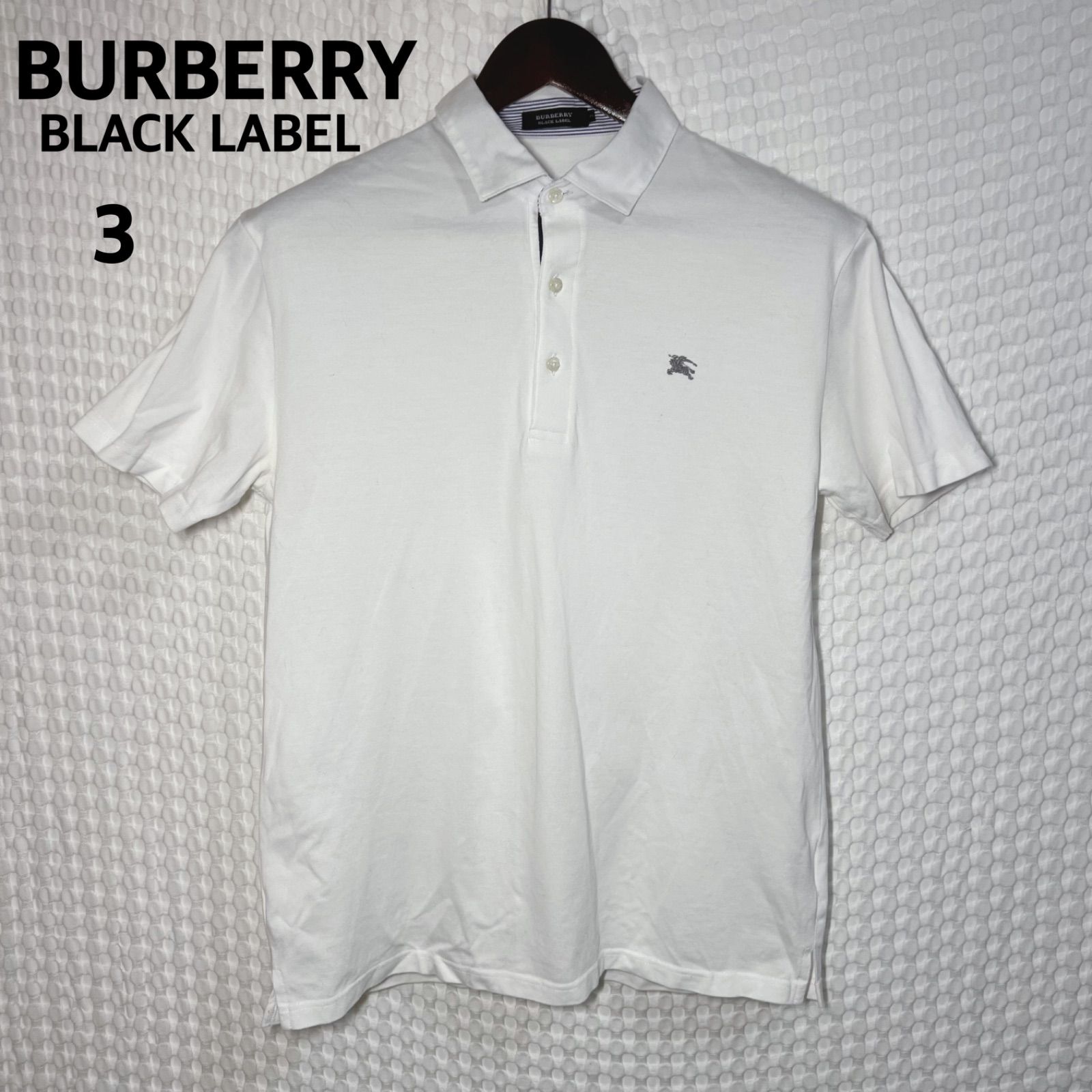 o229 BURBERRY BLACK LABEL バーバリー ブラックレーベル ポロシャツ 