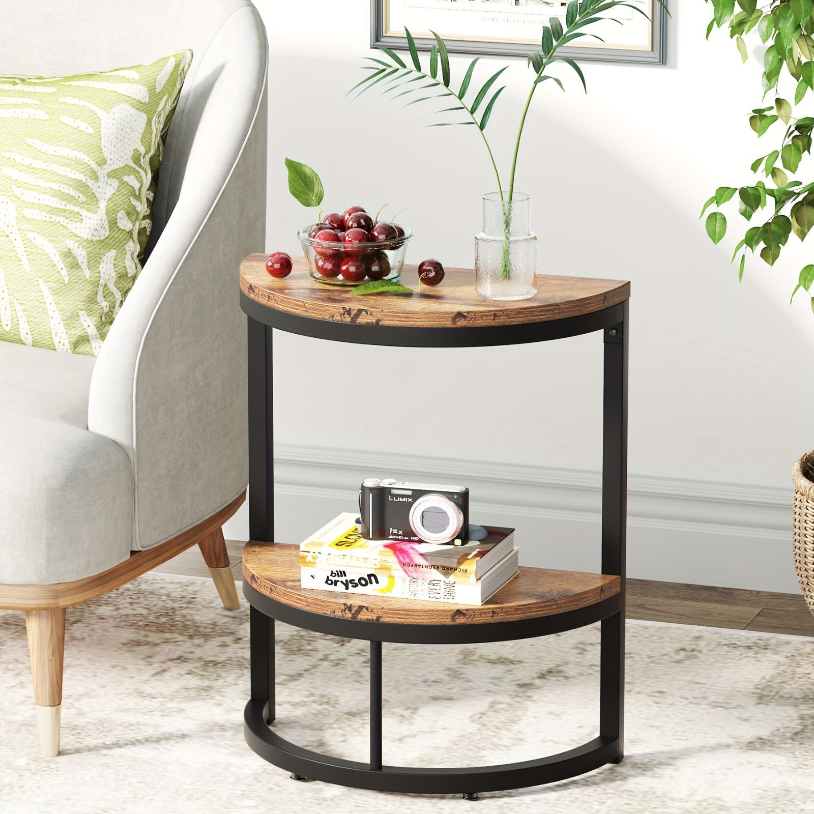 HalfMoon sidetable wood / ハーフムーン サイドテーブル ウッド