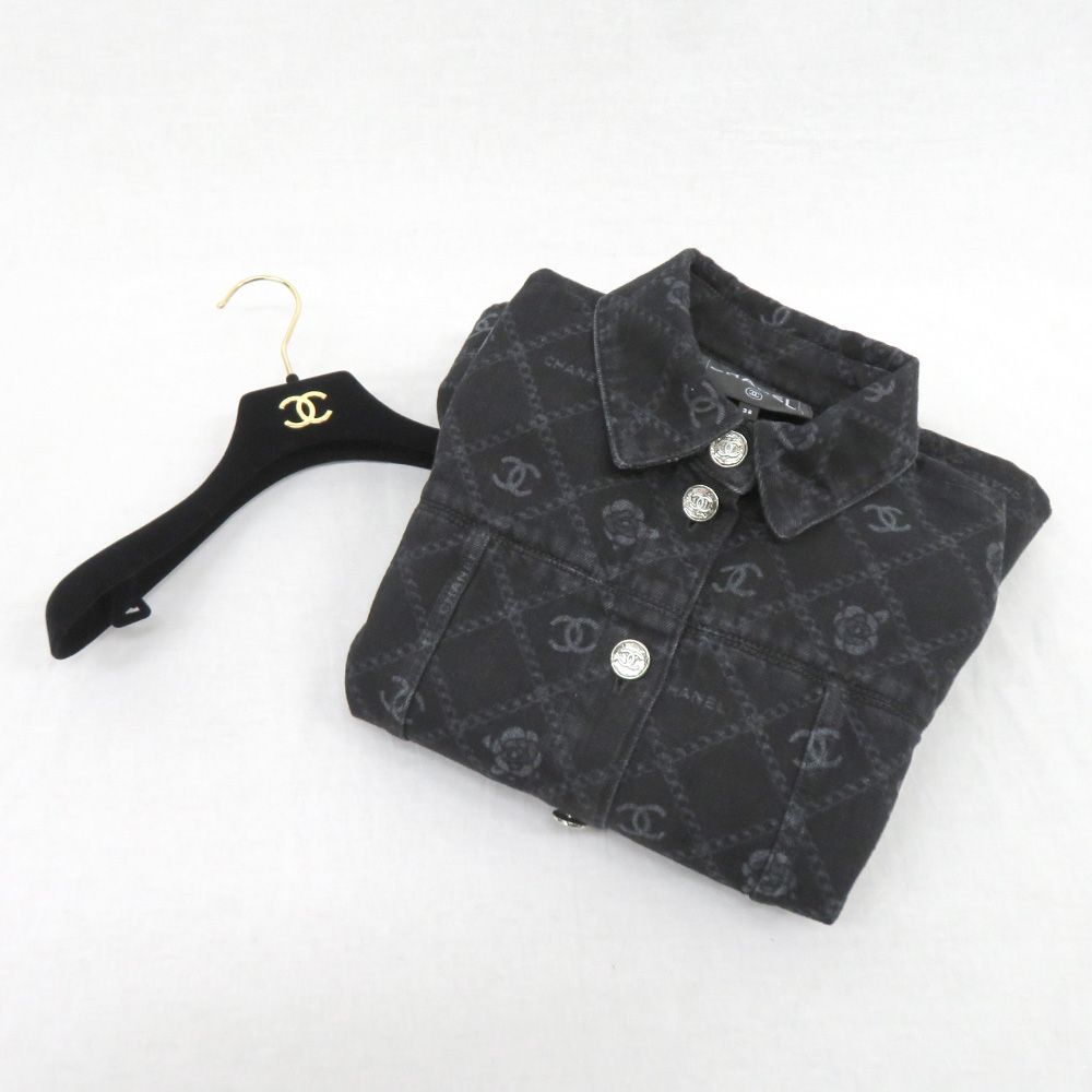 名古屋】シャネル 23-24AW デニムジャケット ココマーク