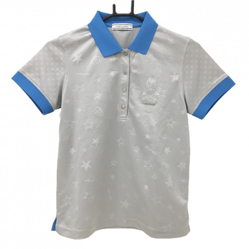 MARK & LONA ポロシャツ サイズ36 グレー L】MARK&LONA 購入 マーク＆ロナ ゴルフシャツ 半袖 グレー 春夏